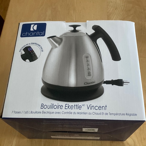 chantal Other - New In Box, Chantal The Vincent Ekettle, 7 Cup Electric Kettle